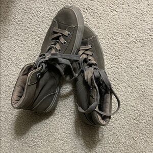 Men's High-Top Sneakers in Gray